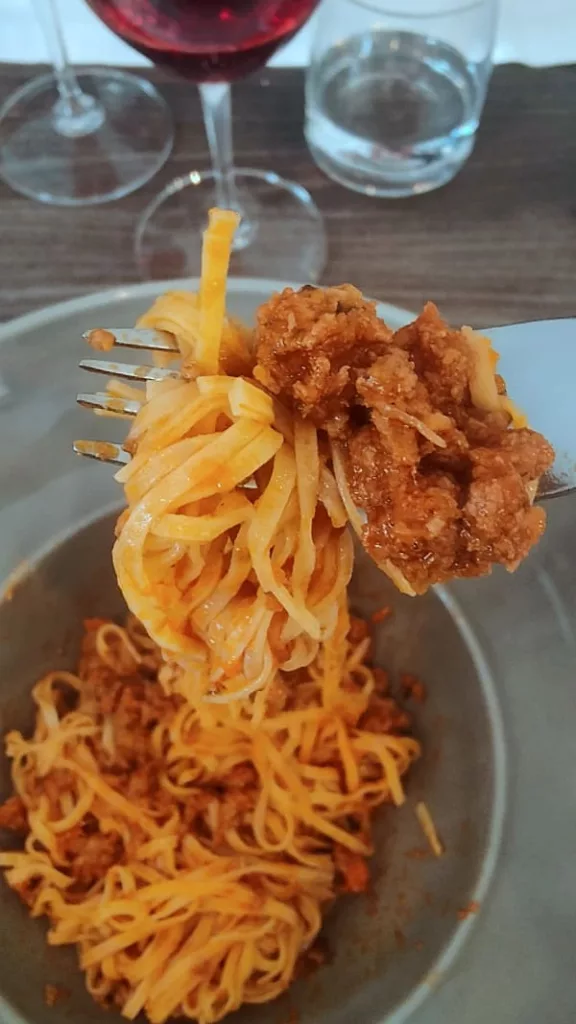 Tajarin al ragù di salsiccia di Bra