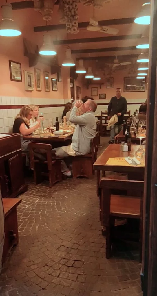 Interno Trattoria Pallottino
