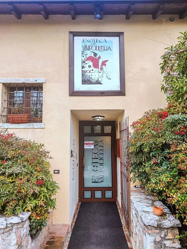 Ingresso Enoteca della Valpolicella